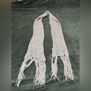 Elegant Lavender Knit Scarf